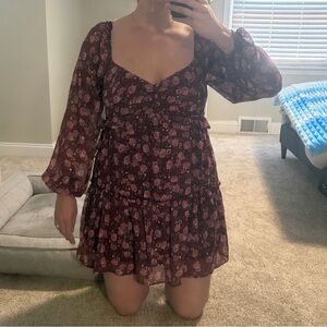 Floral Long Sleeve Dress - altar’d state